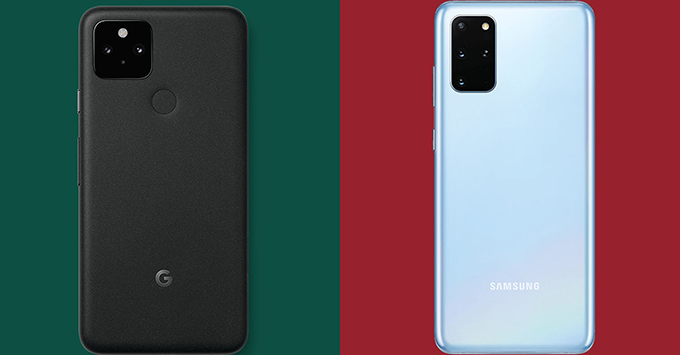 So sánh Google Pixel 5 & Samsung Galaxy S20: Nên mua Smartphone nào?