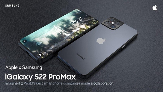 Mãn nhãn trước concept iGalaxy S22 ProMax - Khi Apple và Samsung kết hợp sẽ như thế nào?