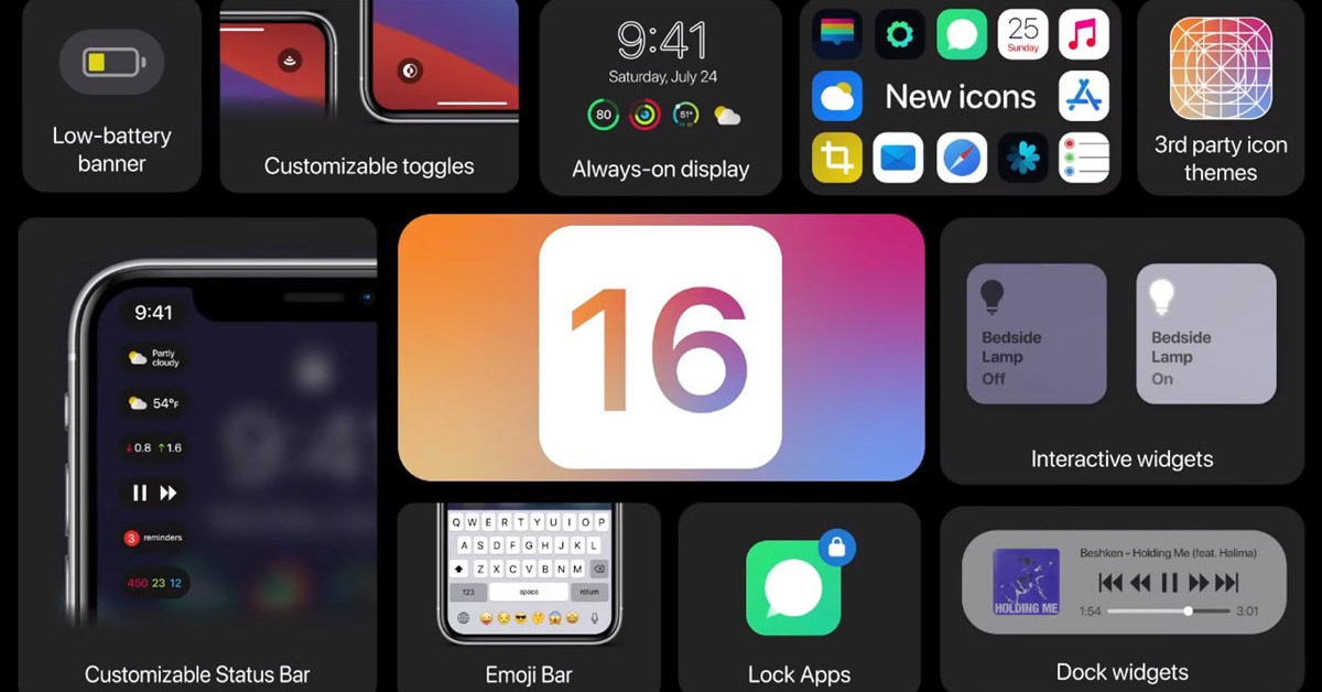 iOS 16 ra mắt và những điều bạn cần biết: Tính năng mới, các thiết bị điều kiện cập nhật