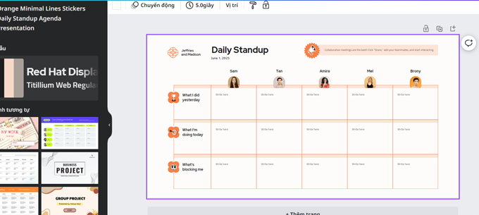 Cách tạo bảng trong Canva trên máy tính bước tạo bảng