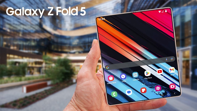 Galaxy Z Fold 5 màn hình không nếp gấp