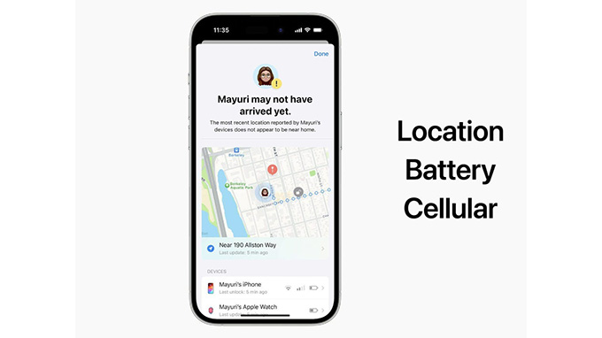 Check in mới trên iOS 17