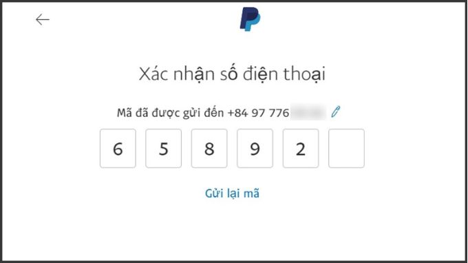 Cách đăng ký, tạo tài khoản PayPal bước 5
