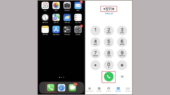 Ứng tiền thông qua tổng đài 5511 c2