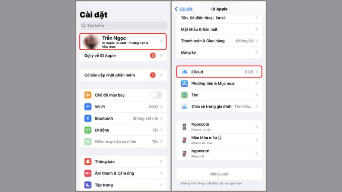 Xoá dữ liệu những ứng dụng không cần thiết b1