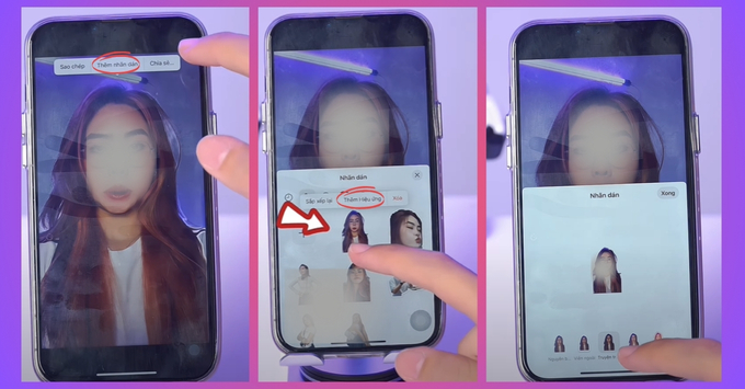 Cách tự tạo sticker trên Messenger từ ảnh cá nhân riêng biệt bằng iPhone
