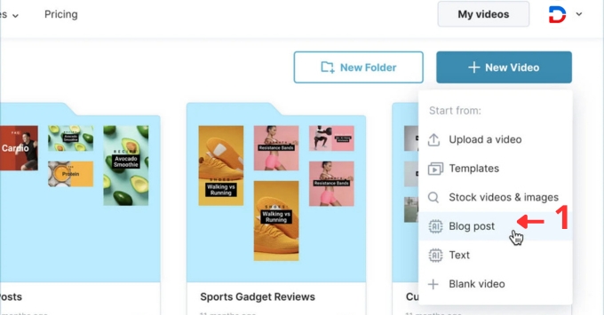 Tạo video đơn giản từ Wave video