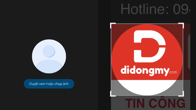 Thay ảnh đại diện Youtube trên điện thoại
