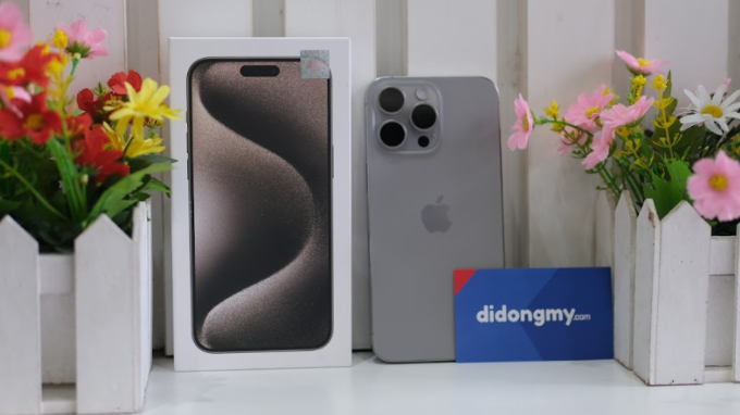 Thiết kế thanh lịch, cao cấp của iPhone 15 Pro Max