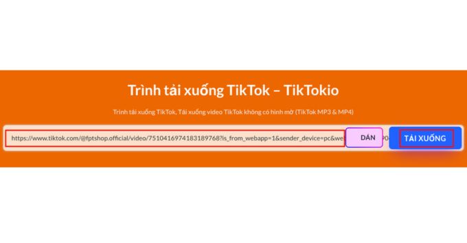 Cách tải TikTokio trên PC