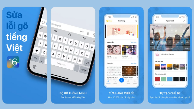 Ứng dụng bàn phím tiếng Việt Laban Key