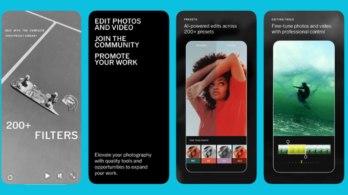 VSCO là ứng dụng chỉnh sửa ảnh mạnh mẽ