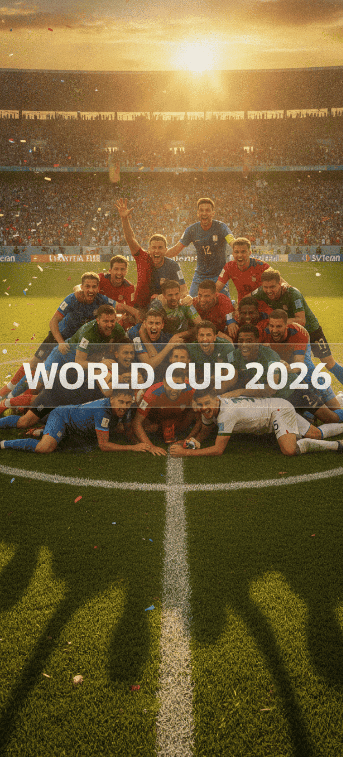 Hình nền World Cup điện thoại chủ đề đội bóng năng động
