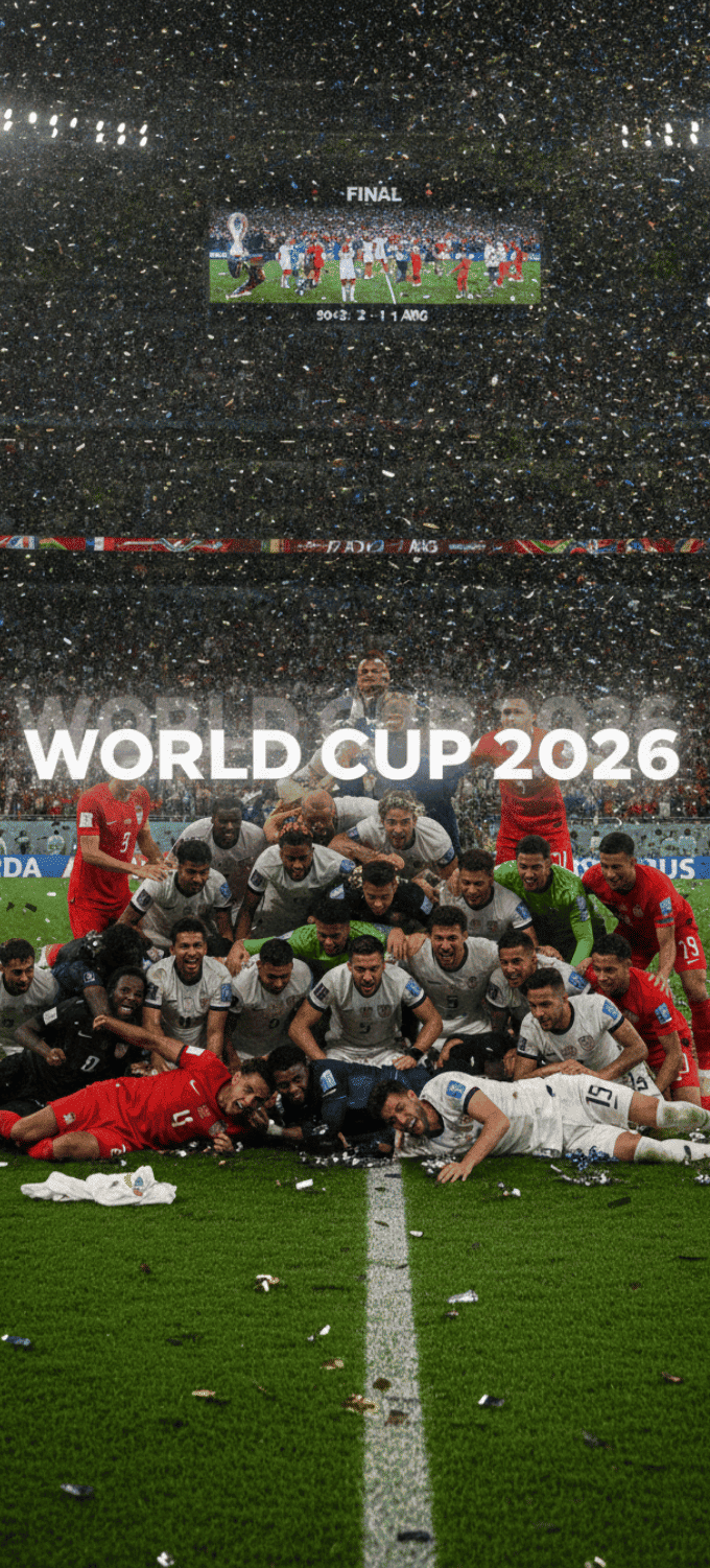 Hình nền World Cup điện thoại chủ đề đội bóng năng động