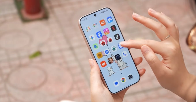 Màn hình LTPO AMOLED kích thước 6.3 inch hiển thị sắc nét trên Xiaomi 17