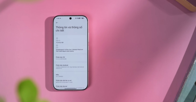 Điện thoại Xiaomi 17 trang bị vi xử lý Snapdragon 8 Elite Gen 5 tiến trình 3nm