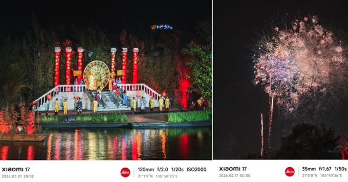 Hệ thống ba camera Leica độ phân giải 50MP chuyên nghiệp của Xiaomi 17