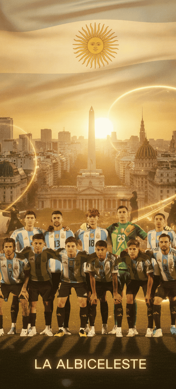 Hình nền World Cup đội bóng yêu thích Argentina