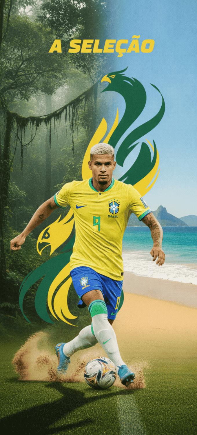 Hình nền World Cup đội bóng Brazil