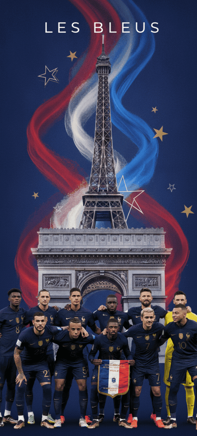 Hình nền World Cup đội bóng yêu thích Pháp