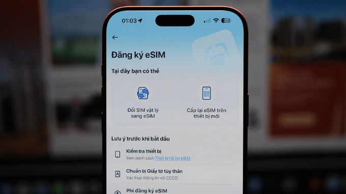 Hướng dẫn chuyển đổi eSIM tại các nhà mạng Việt Nam