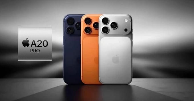 iPhone 18 tiến trình 2nm trên chip A20 Pro