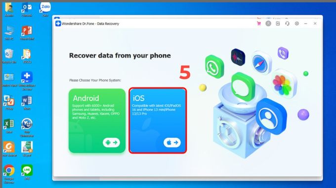 bước 5: khôi phục lịch sử cuộc gọi đã bị xóa trên iPhone bằng Phone Rescue