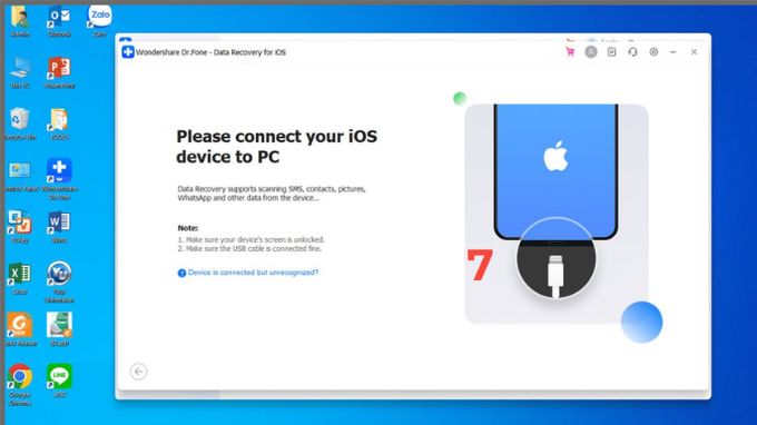 bước 7: khôi phục lịch sử cuộc gọi đã bị xóa trên iPhone bằng Phone Rescue