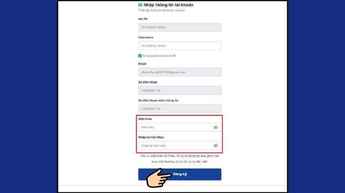bước 5: Hướng dẫn xem tiền điện hàng ngày trên trang web EVNHANOI