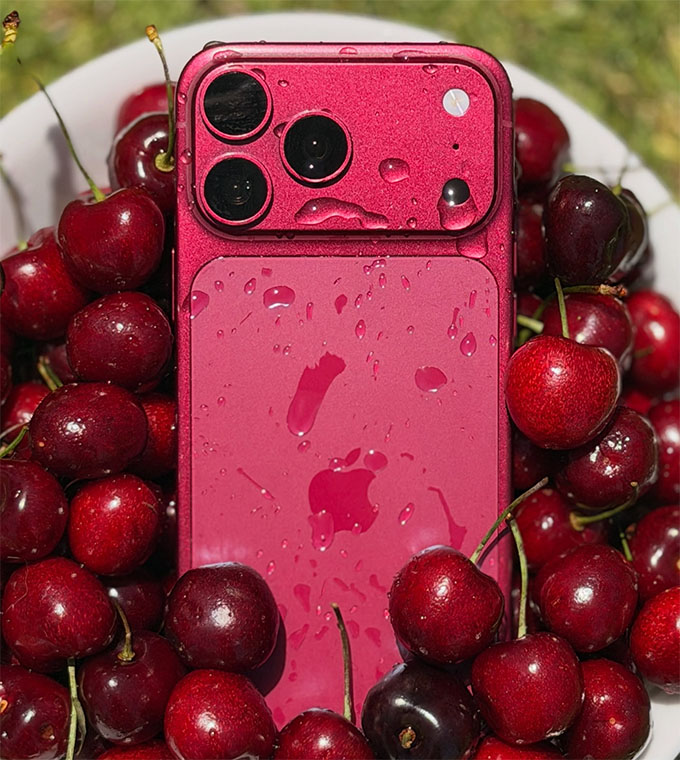 iPhone 18 Pro màu Dark Cherry: Sự kết hợp cân bằng giữa thanh lịch và nổi bật