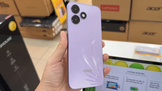 Oppo A6c có thiết kế đẹp