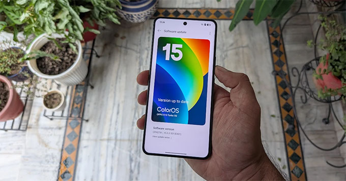 Oppo K13 Turbo đi kèm với ColorOS 15 chạy nhanh, nhìn chung mượt