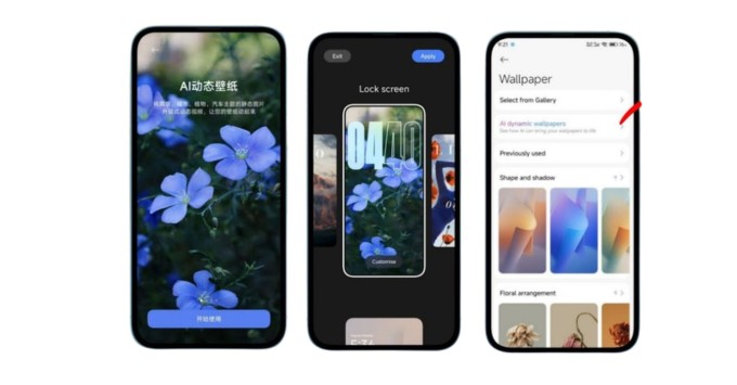 Xiaomi 17T hình nền AI Dynamic Wallpapers
