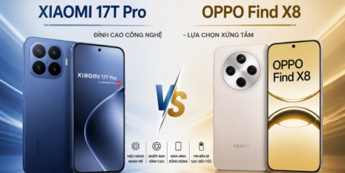 So sánh Xiaomi 17T Pro vs OPPO Find X8: Đâu là model dành cho bạn?