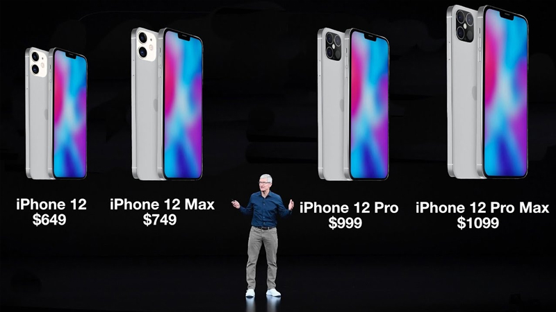 Giá bán iPhone 12 Pro Max rò rỉ