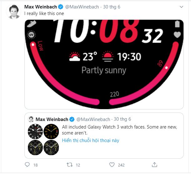 Galaxy Watch 3 ra mắt sẽ sở hữu hàng loạt tính năng mới hấp dẫn