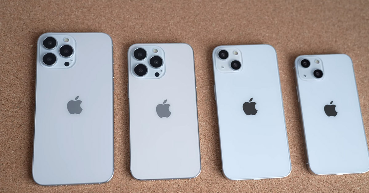 Chưa ra mắt nhưng video trên tay iPhone 13 series đã xuất hiện