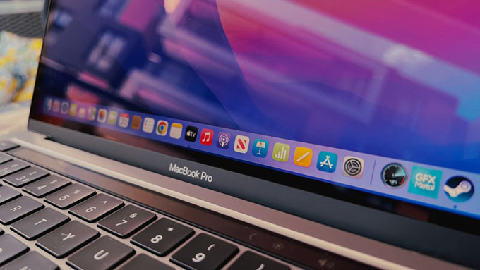MacBook Pro M2 2022 sở hữu màn hình Retina (2560 x 1600) 