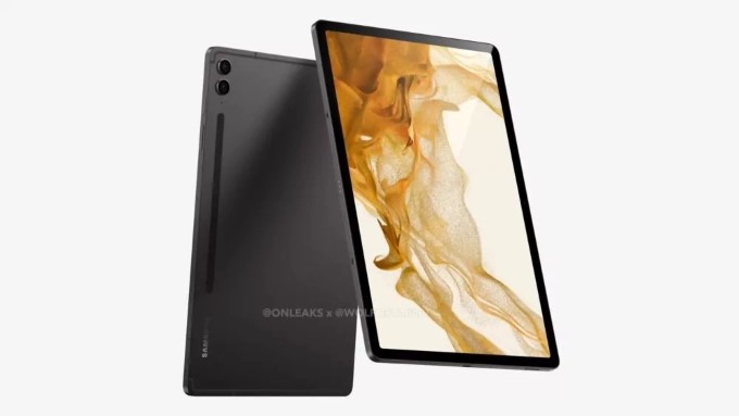 Hình ảnh kết xuất của Galaxy Tab S9 FE xuất hiện