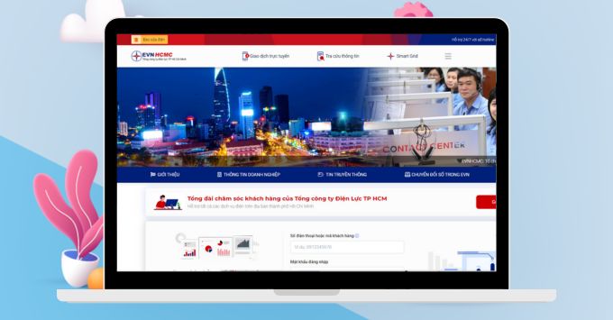 Cách tra cứu hóa đơn tiền điện online bằng website bước truy cập website