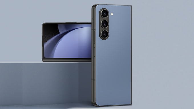 Galaxy Z Fold 5 màu xanh downtown độc quyền