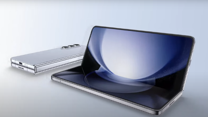 Galaxy Z Fold 5 màu xanh icy