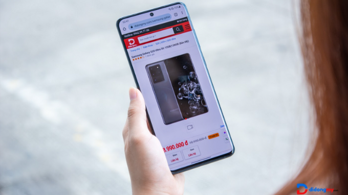 Năng lực hiển thị của Galaxy S20 Ultra