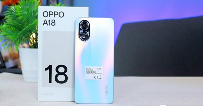 OPPO A18 Cty về thiết kế