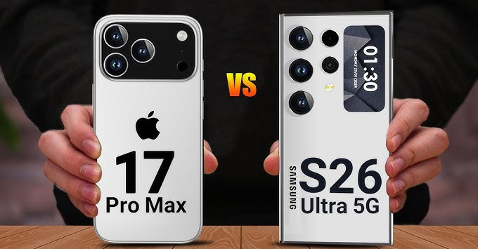 Xu hướng đối lập: iPhone 17 Pro Max có thiết kế dày hơn, Galaxy S26 Ultra ưu tiên độ mỏng