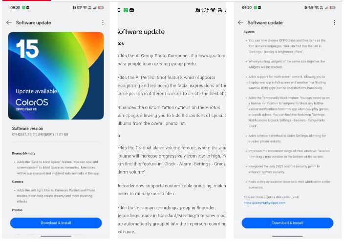 Oppo Find X8 nhận bản cập nhất ColorOS 15 tháng 7: Loạt tính năng mới và cải tiến đáng giá