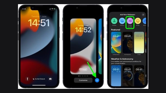 Cách làm màn hình khóa thay đổi liên tục trên iPhone