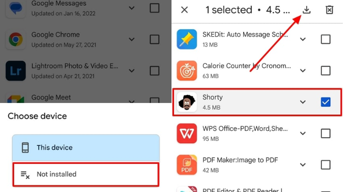 Cách khôi phục ứng dụng đã xóa trên Android qua Google Play Store