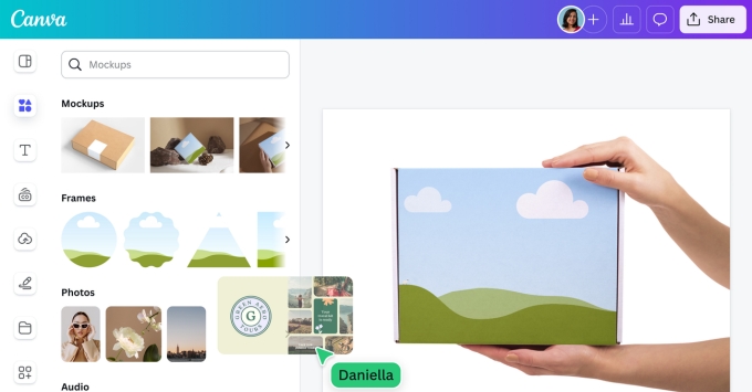Mockup canva miễn phí