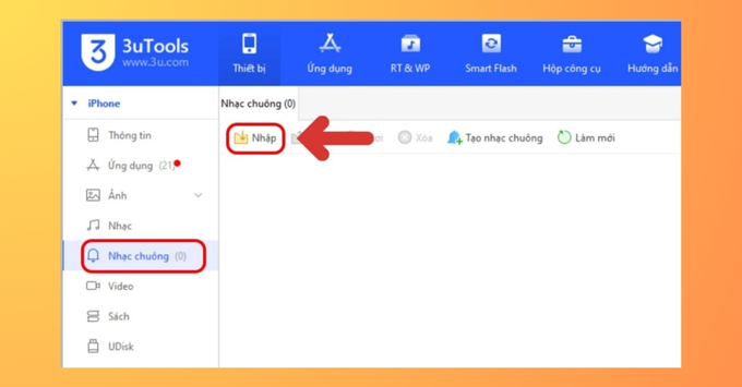 Cách tạo nhạc chuông iPhone miễn phí từ 3uTools